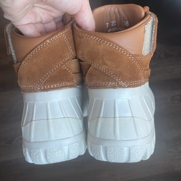 🏀 Diemme Anatra B-ball cognac suede women’s duck boot 36 like new - Picture 4 of 14
